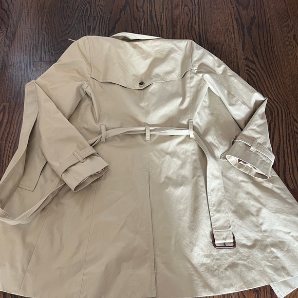 J. Crew Collection Icon Beige Double-Breasted Trench Coat - Picture 11 of 11